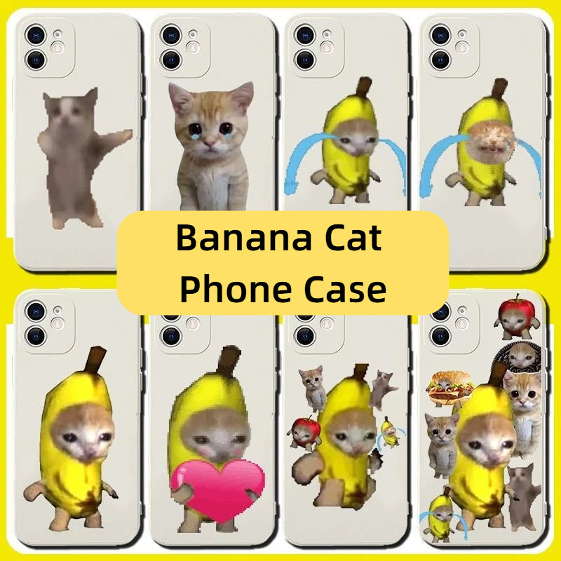 Banana Cat iPhone Case