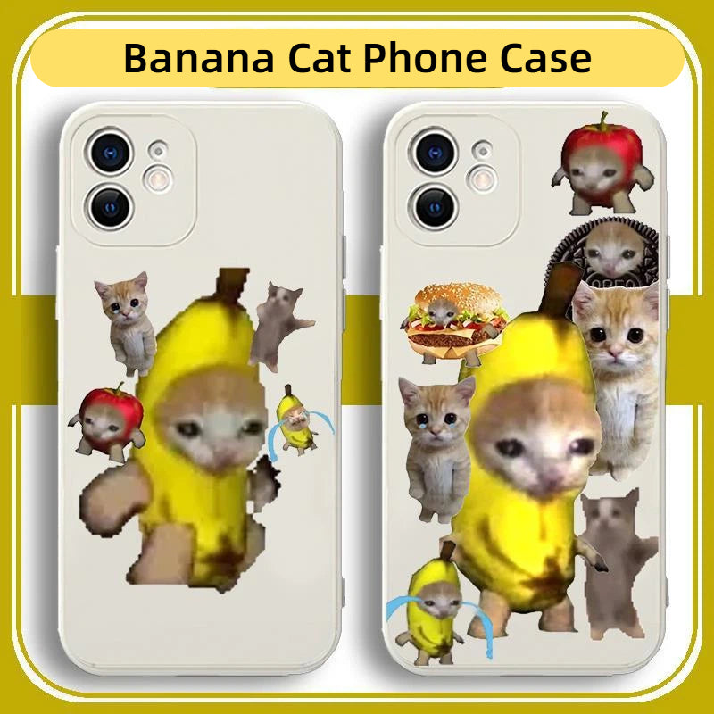 Banana Cat iPhone Case