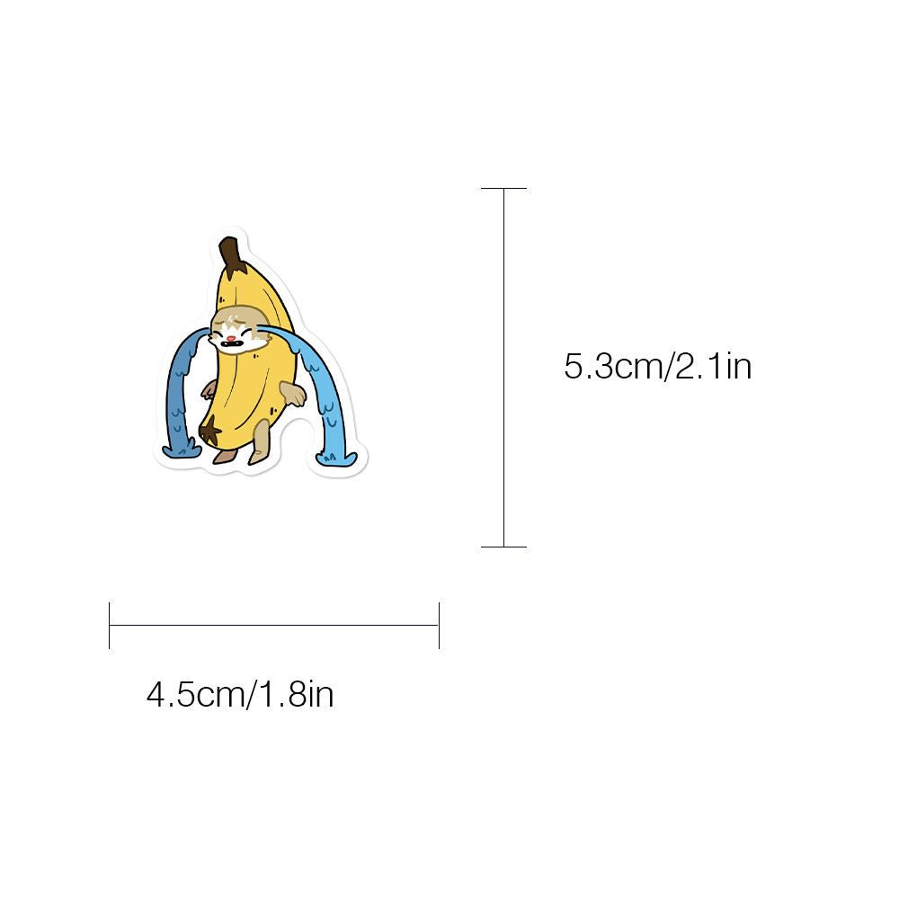 50 Unique Banana Cat Stickers