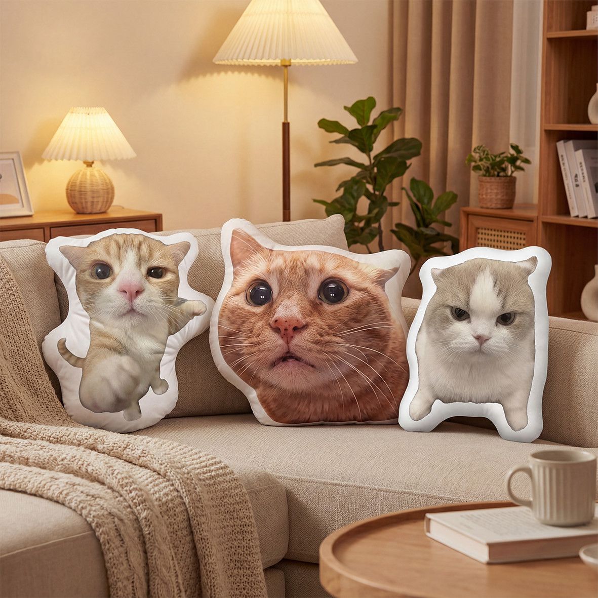Cat Meme Series Special-Shaped Pillows