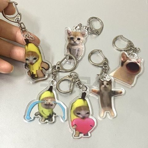 Meme Series Keychain Charms