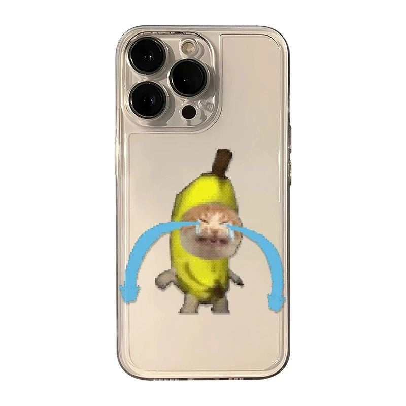 Banana Cat iPhone Case
