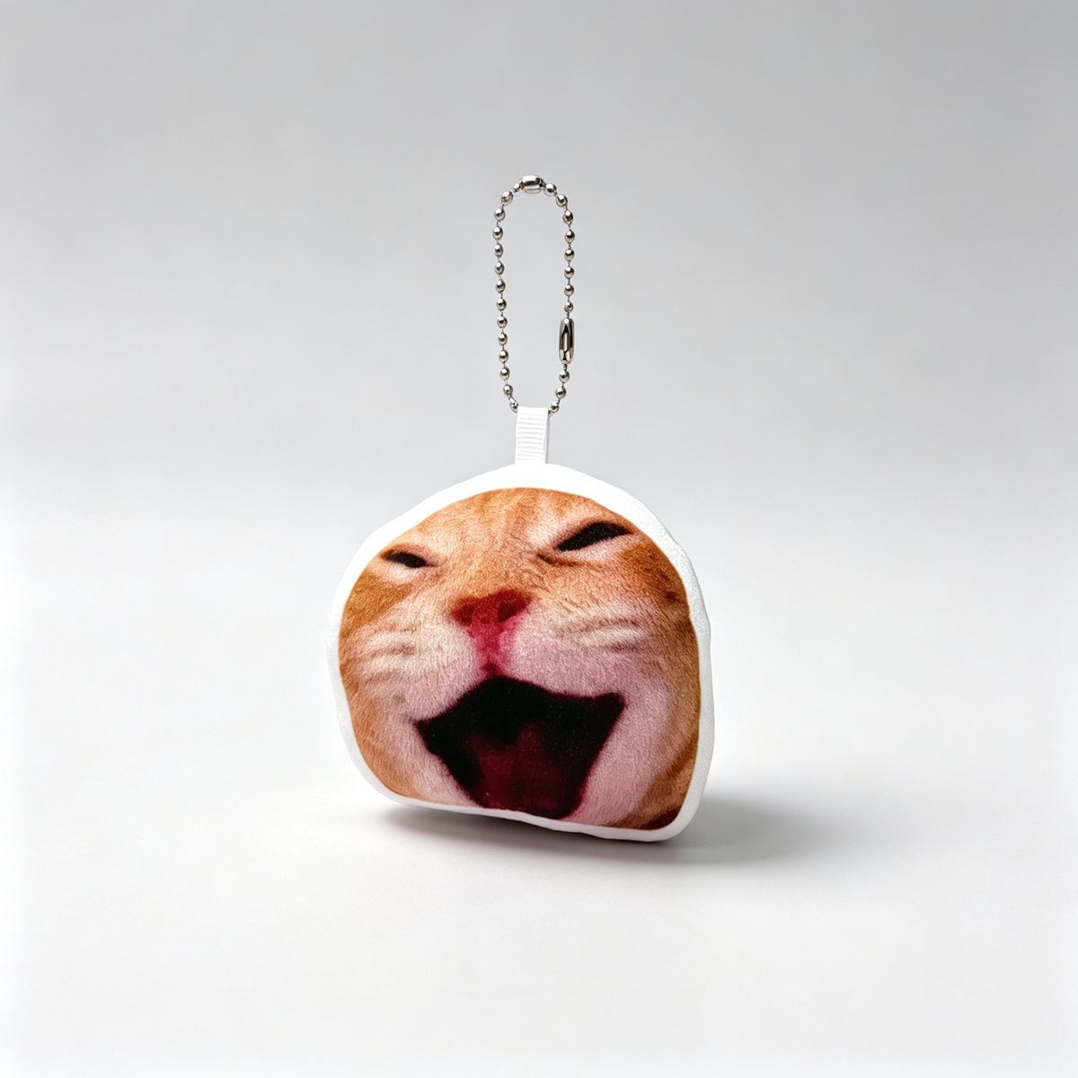 Cackling Cat Sound‑Making Keychain