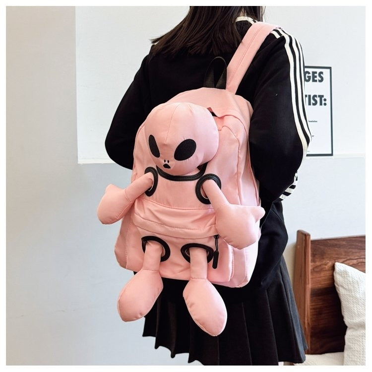 Alien Cartoon Backpack