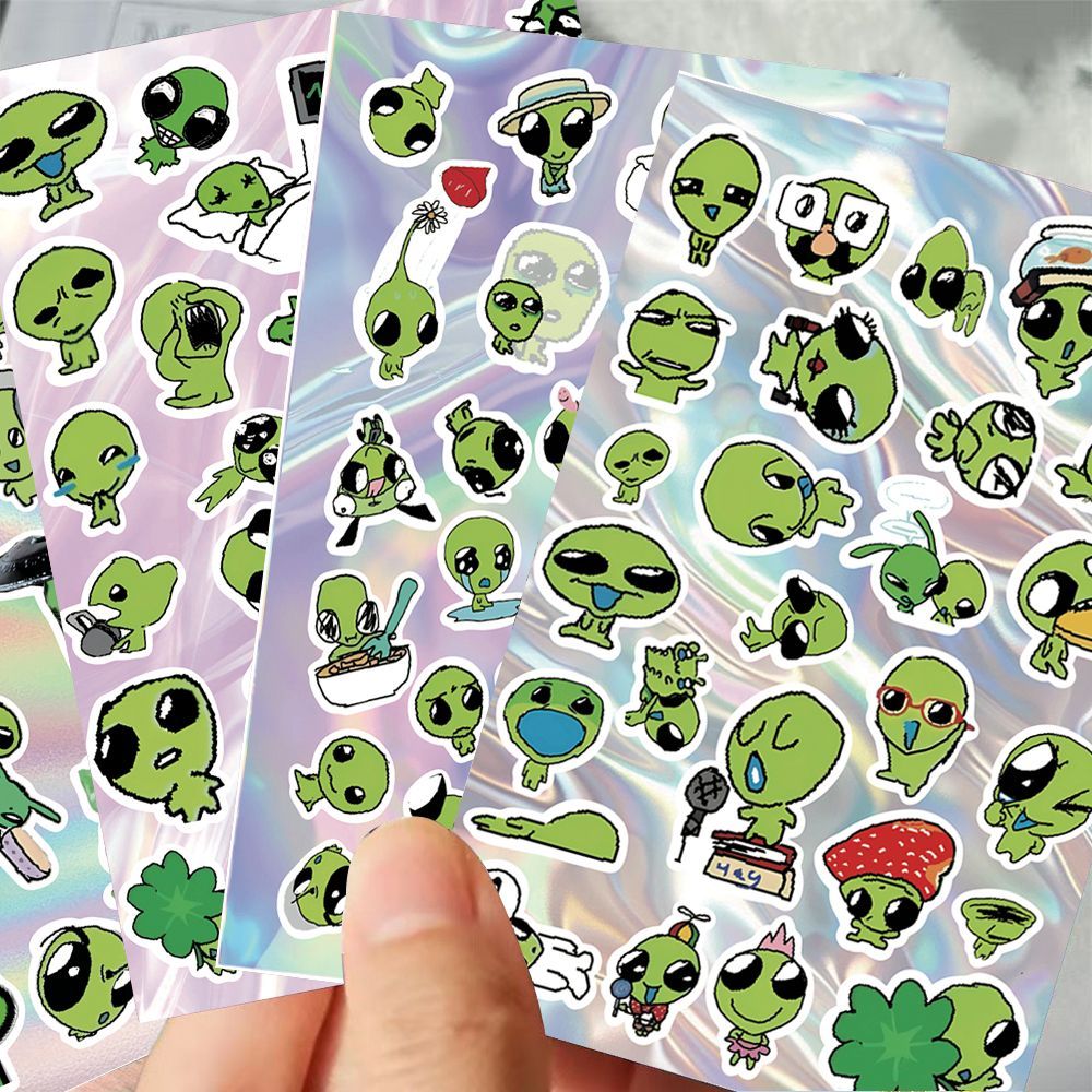 Alien Die-Cut Stickers (Set of 8)