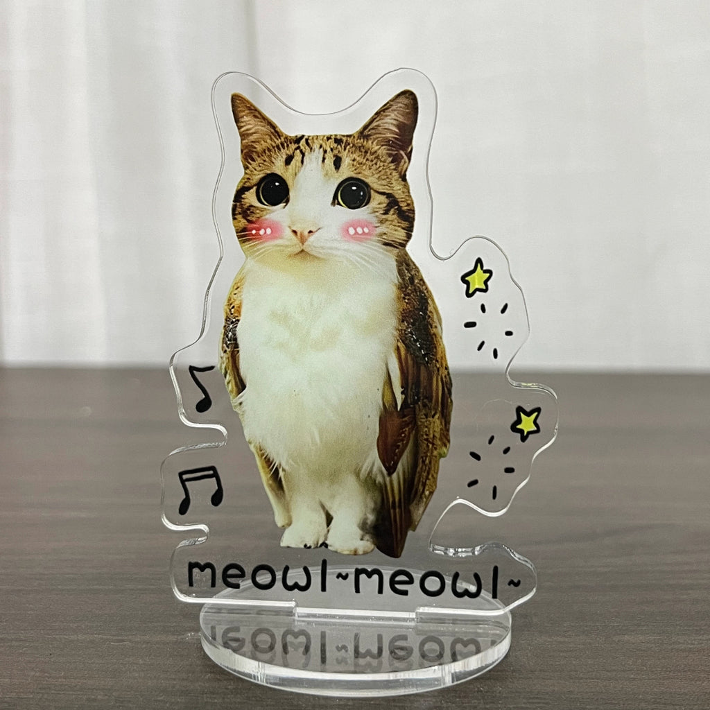meowl acrylic standee