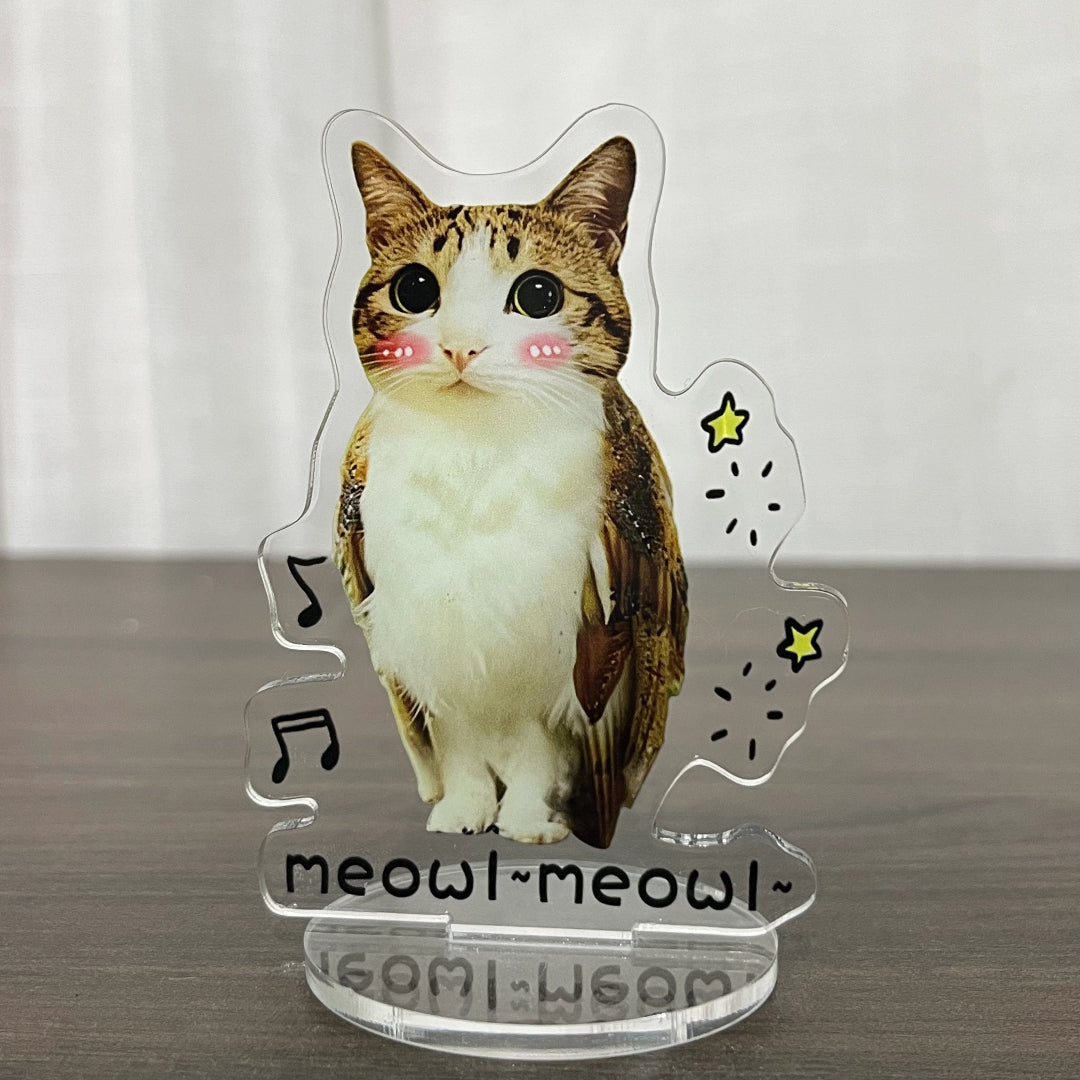 meowl acrylic standee