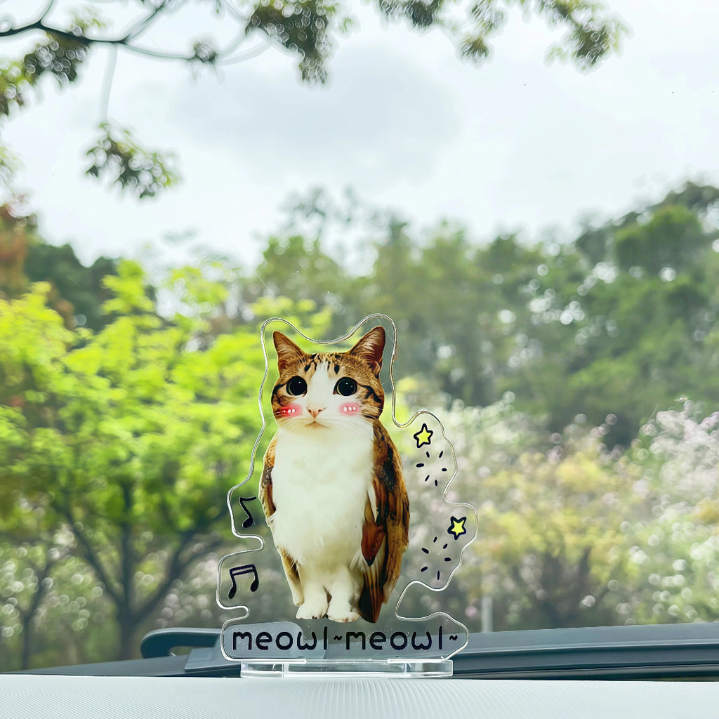 meowl acrylic standee
