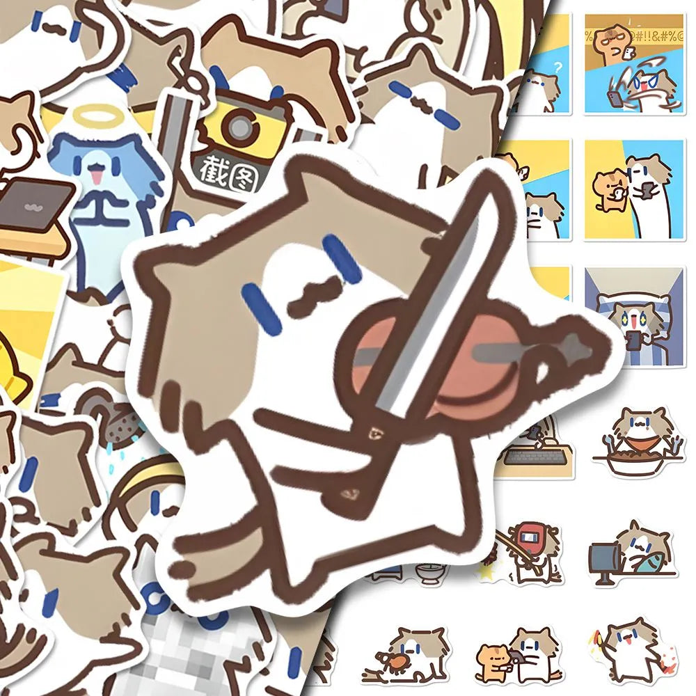 120 emojis stickers for 'Monthly Salary Cat'