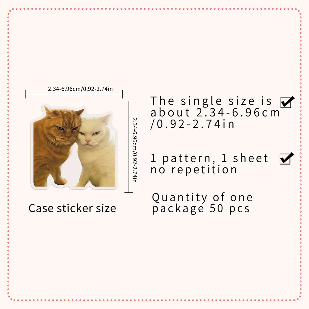 Cat PET stickers