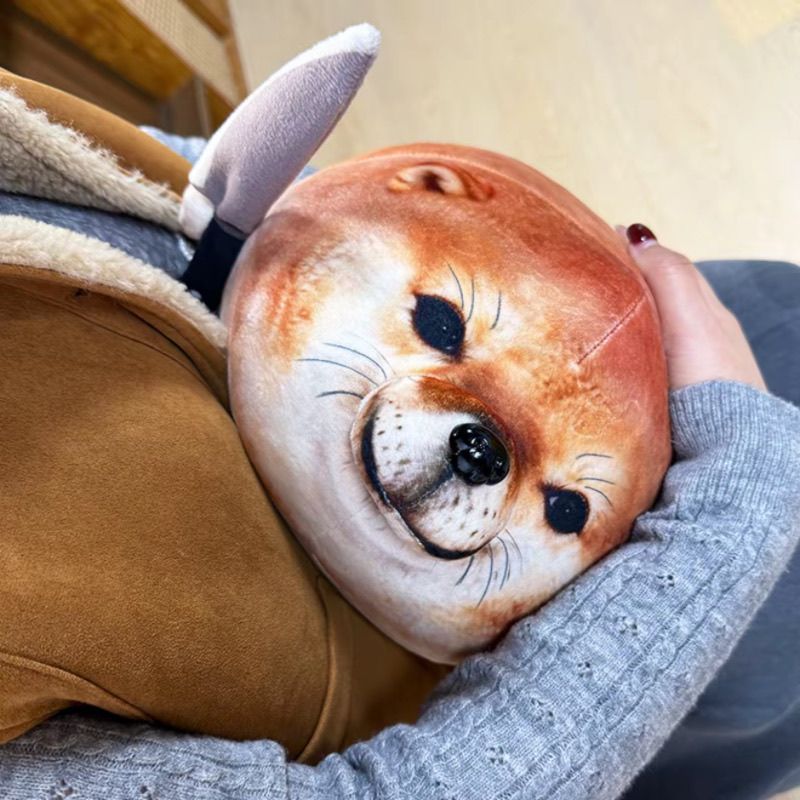 Shiba Inu Abstract Emoji Plush Doll