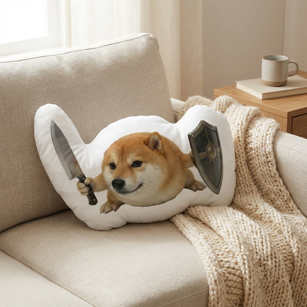 Cartoon shaped pillow