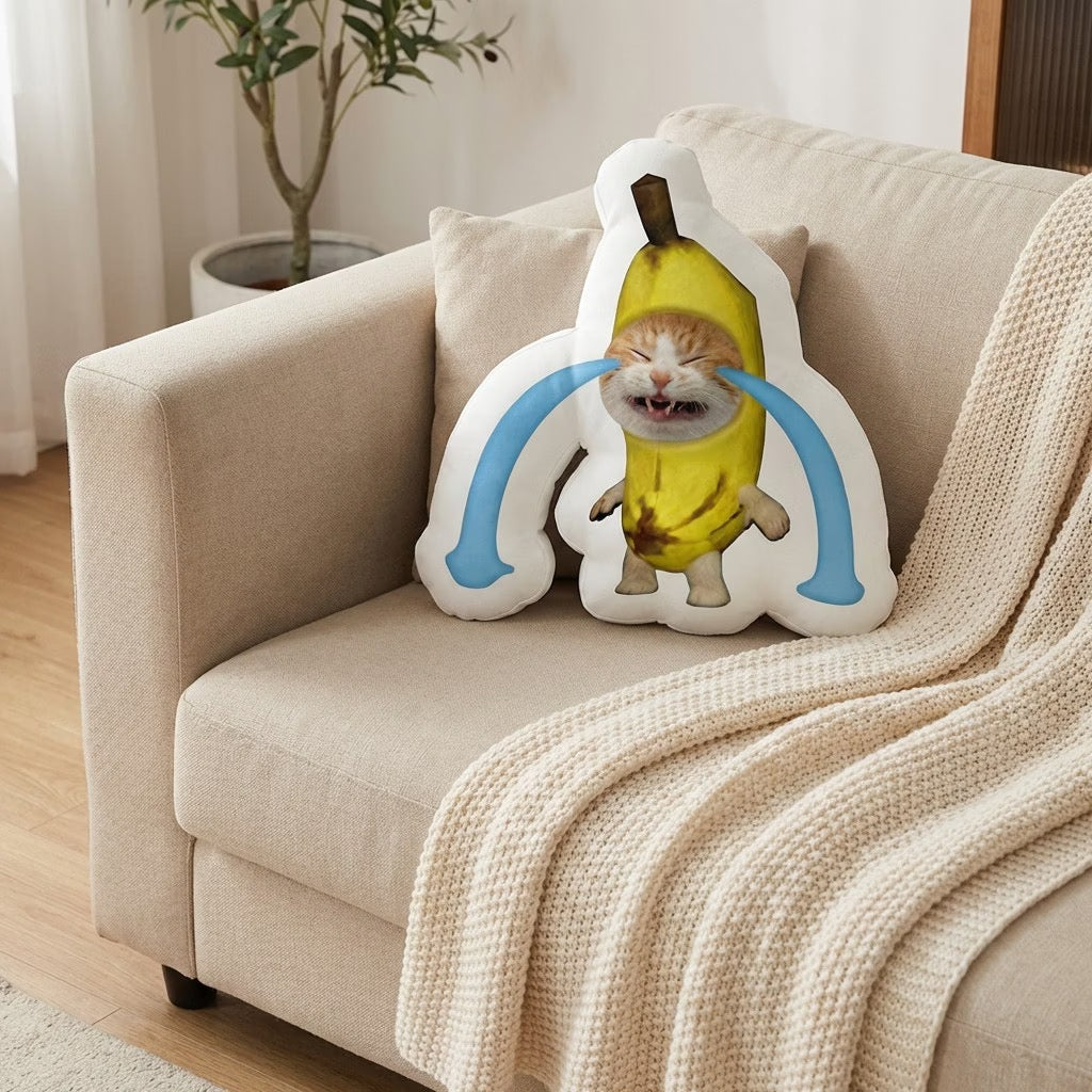 Banana Meme Special-shaped Pillow