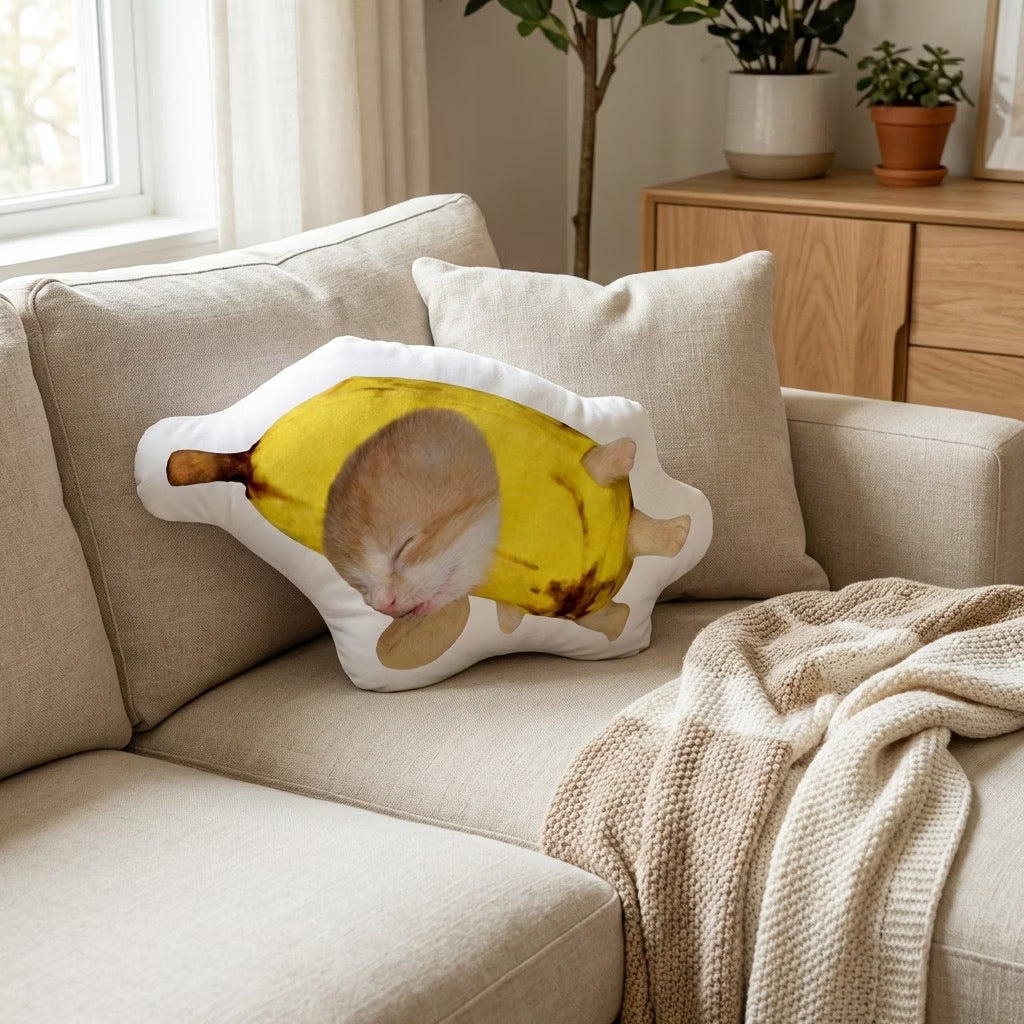 Banana Meme Special-shaped Pillow