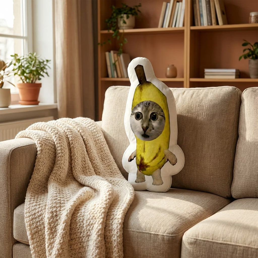 Banana Meme Special-shaped Pillow