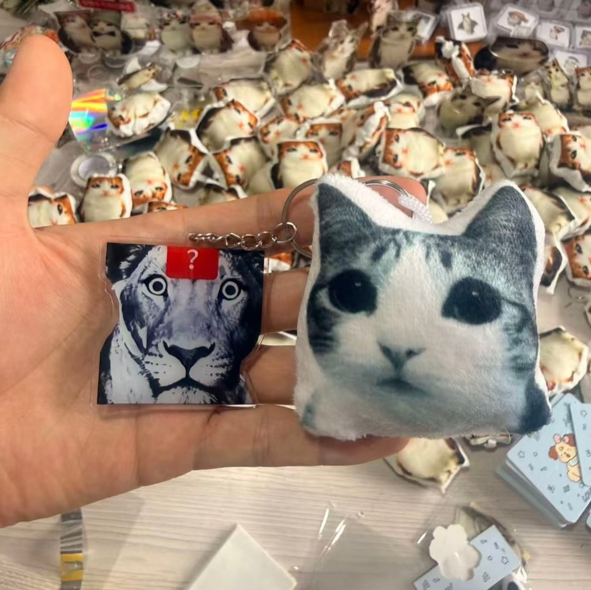 Meowl Squeeze Sound Voice Plush Pendant