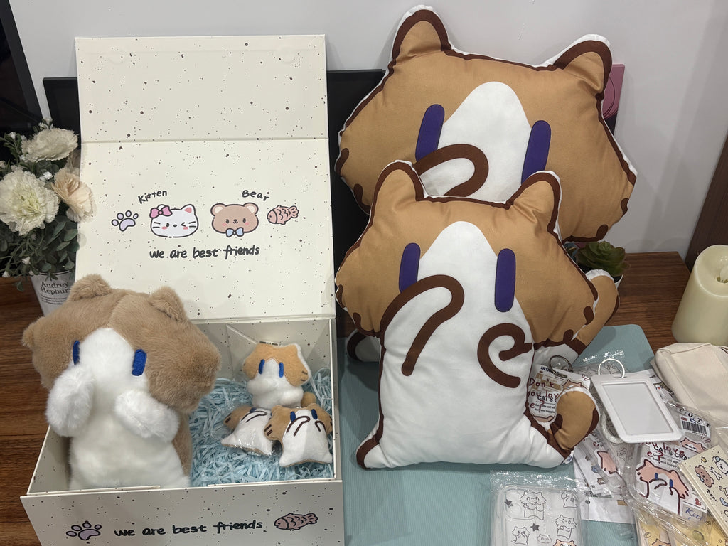 Cute monthly salary cat pillow gift for friends