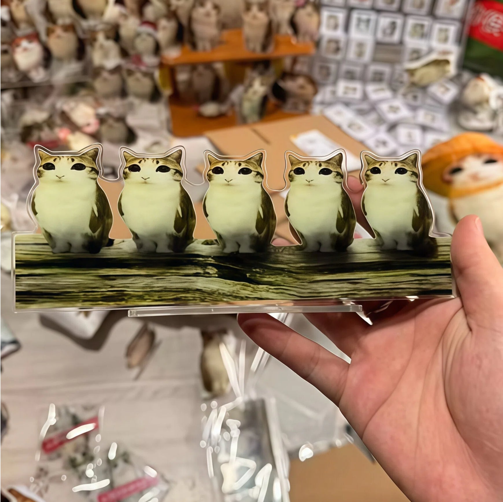 Acrylic meowl  Standee Ornament