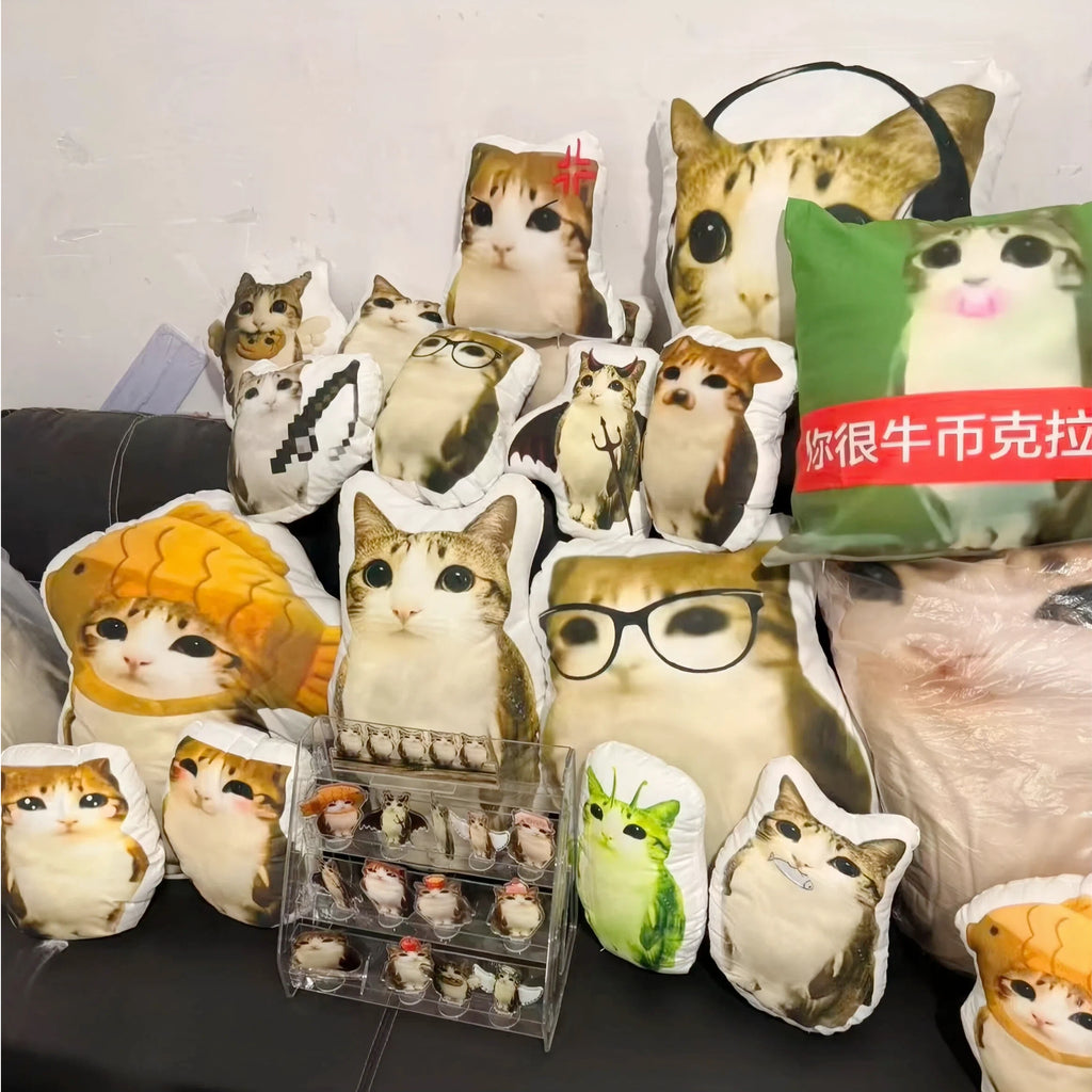 Meowl Series Pillows（Double‑Sided Print）
