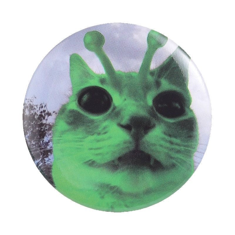 Alien Cat Badge