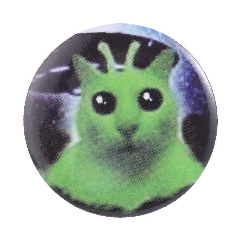 Alien Cat Badge