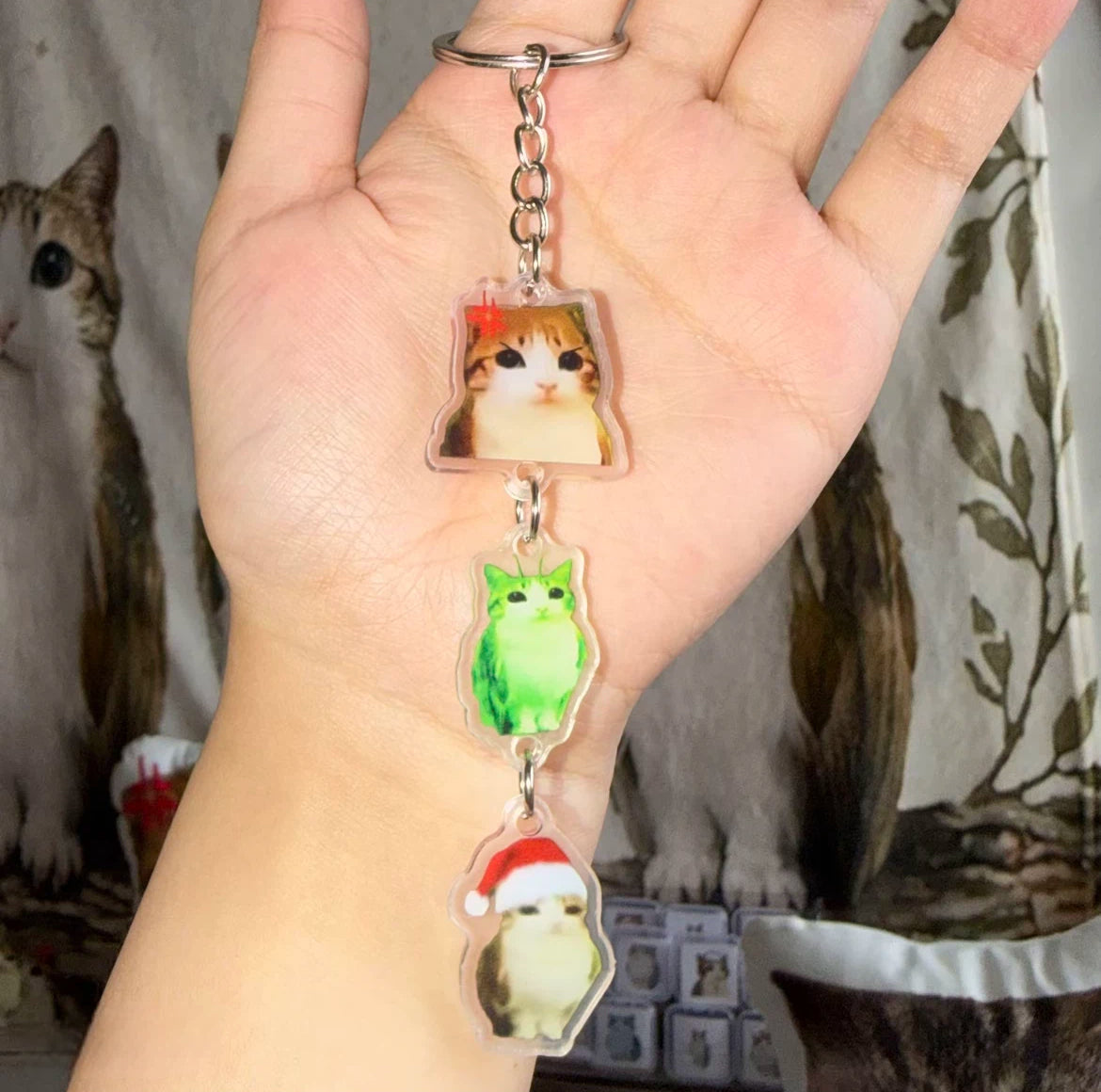 Meowl Acrylic Charms