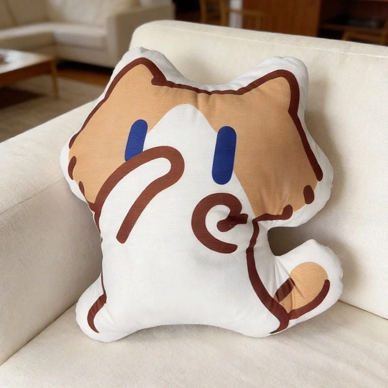 Cute monthly salary cat pillow gift for friends