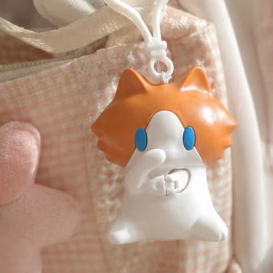 Salary Cat Cute Plush Backpack Charm