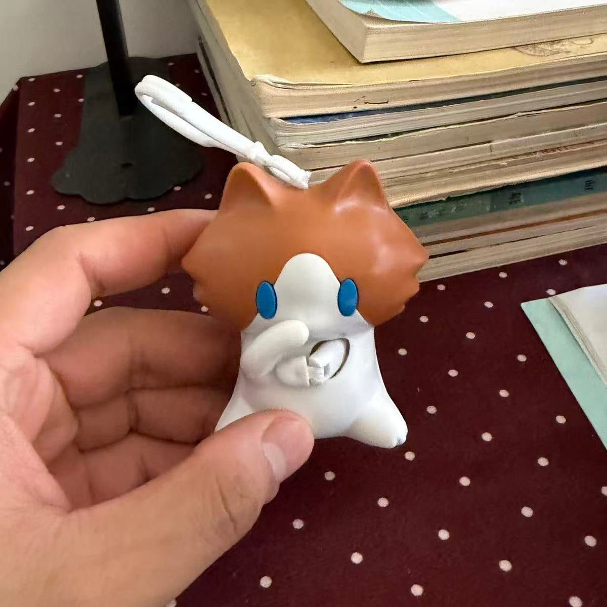 Salary Cat Cute Plush Backpack Charm