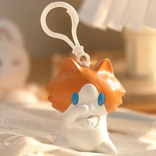 Salary Cat Cute Plush Backpack Charm