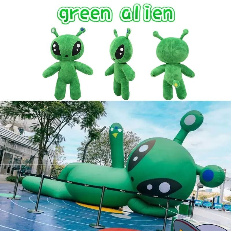 Green Alien Plush Doll