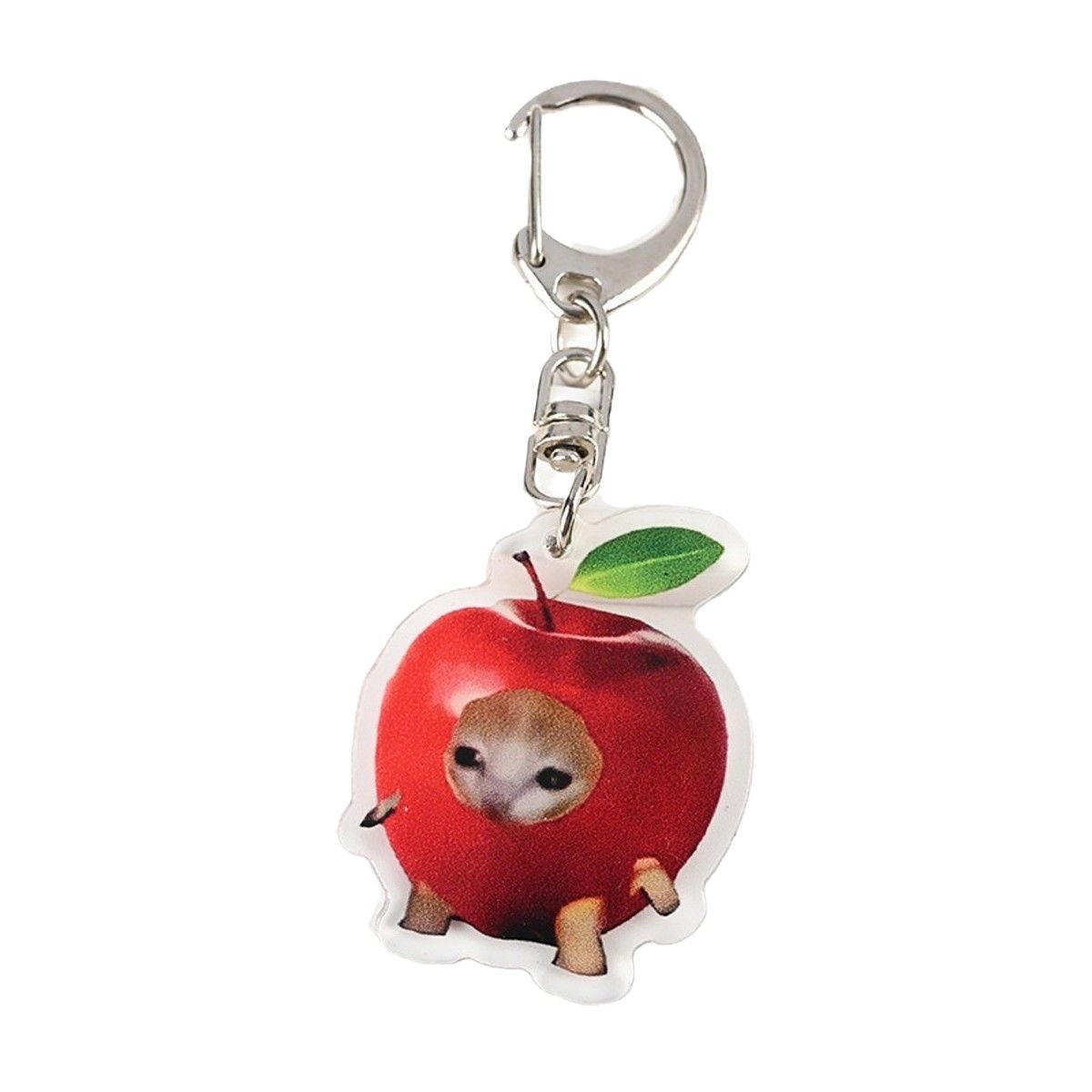 Banana Cat Acrylic Keychain