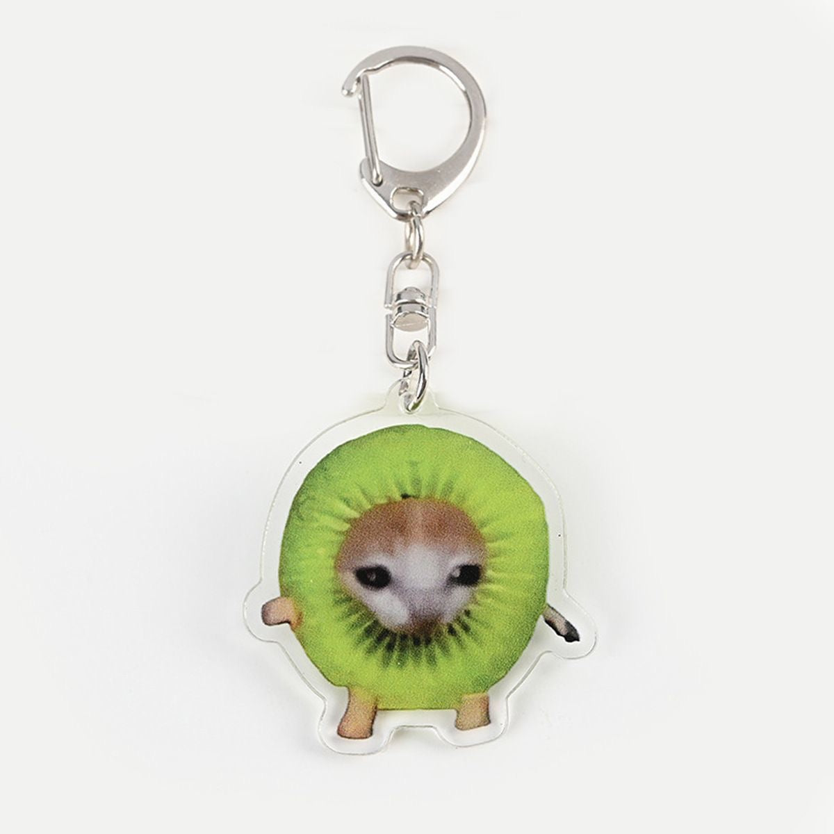Banana Cat Acrylic Keychain