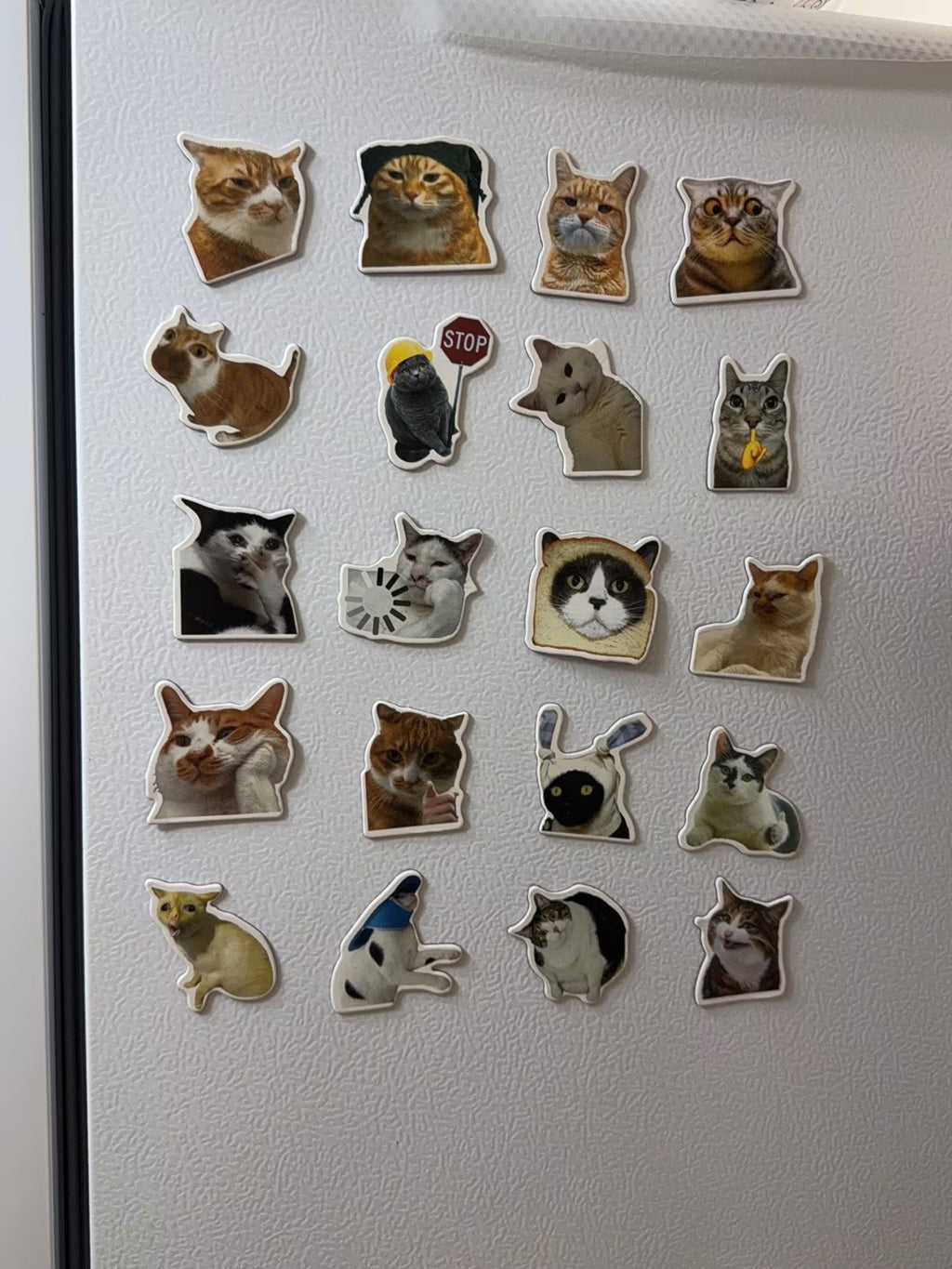 20pcs Soft Magnets, Funny Cute Hakimi Meme Stickers