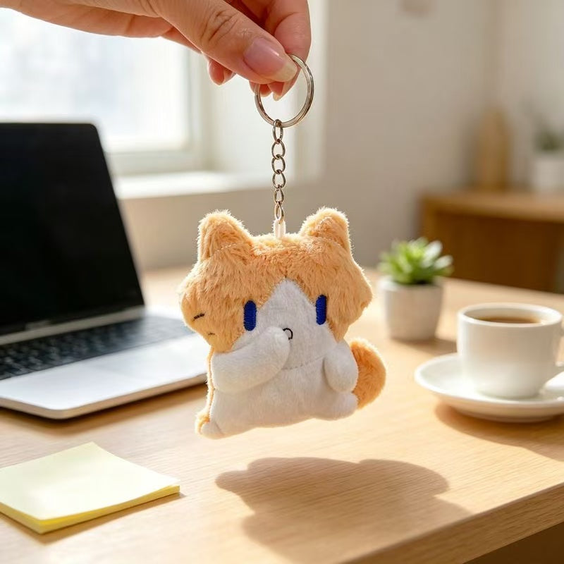 Salary Cat Plush Charm