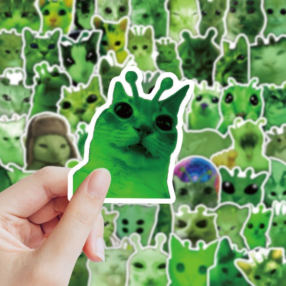 Cute Alien Cat Stickers(75 Unique Designs)