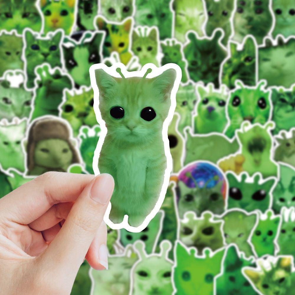 Cute Alien Cat Stickers(75 Unique Designs)