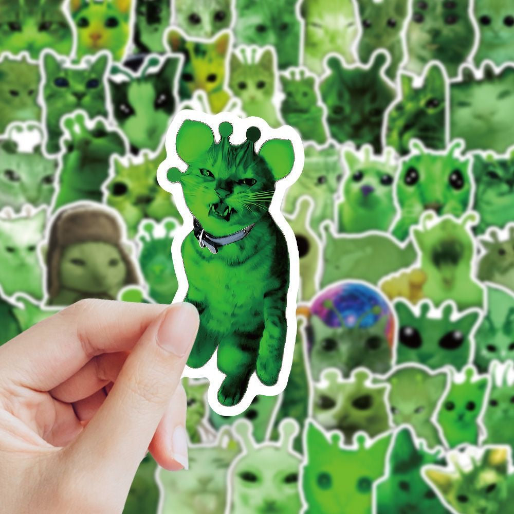Cute Alien Cat Stickers(75 Unique Designs)