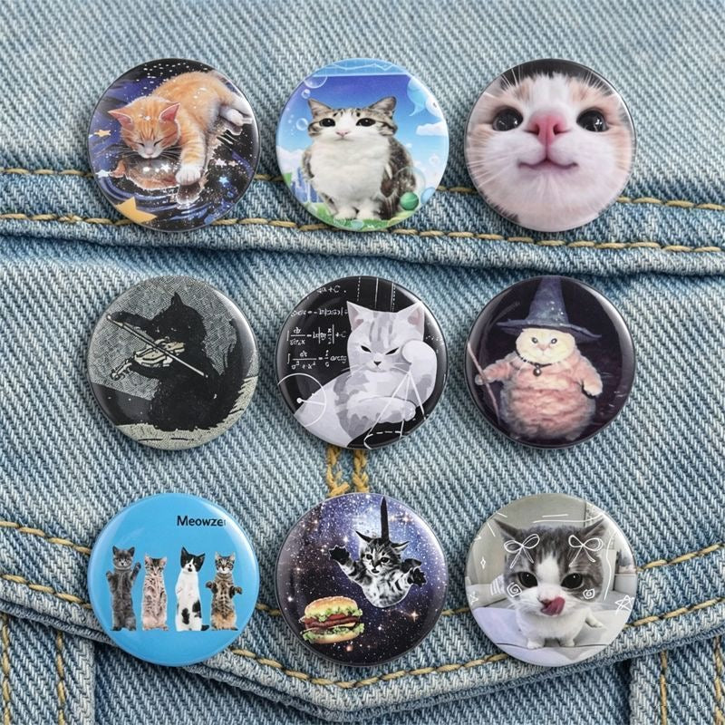 Cute Meme Pin Badge
