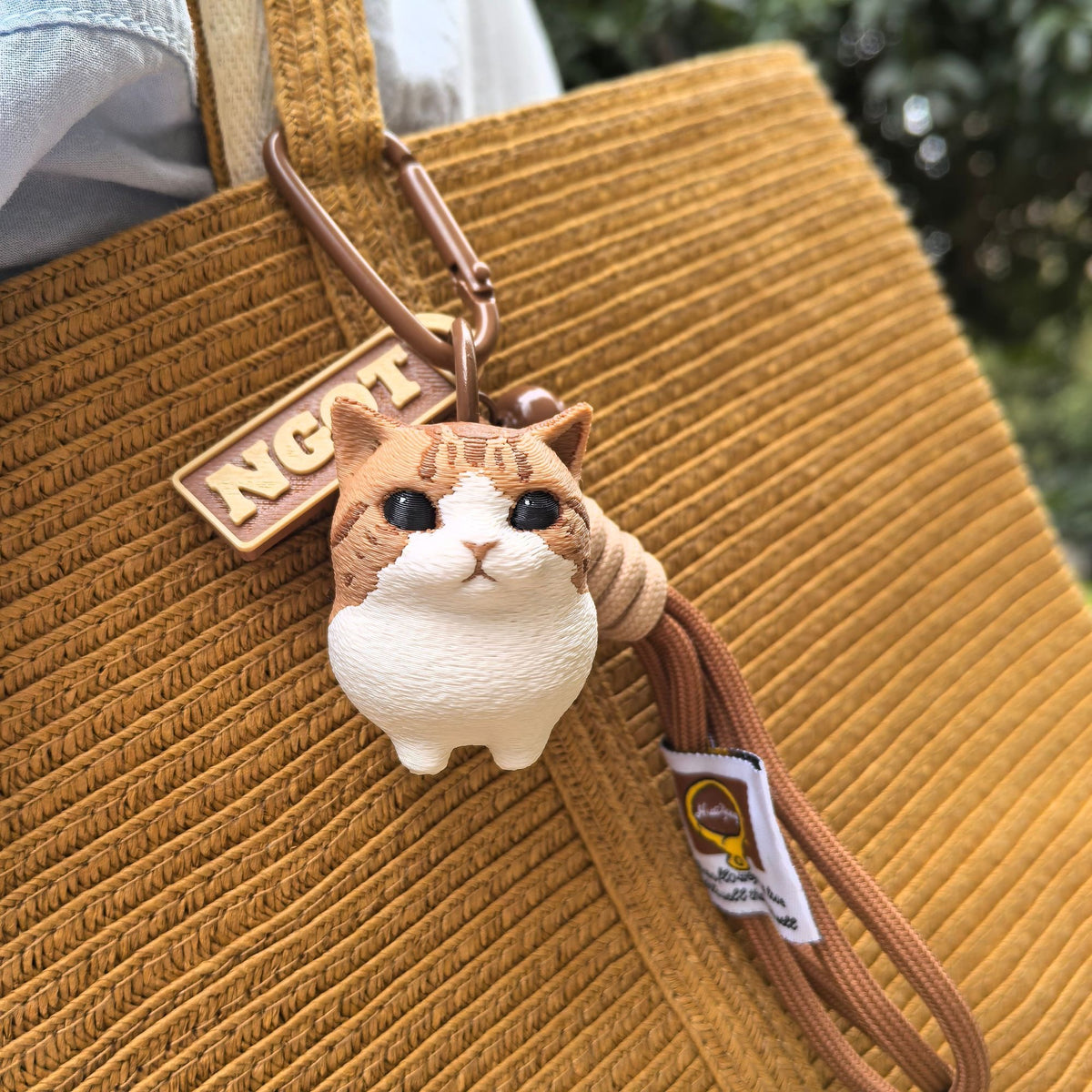 3D Printed Bugles Cat Keychain