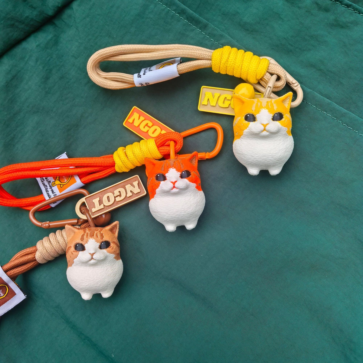 3D Printed Bugles Cat Keychain