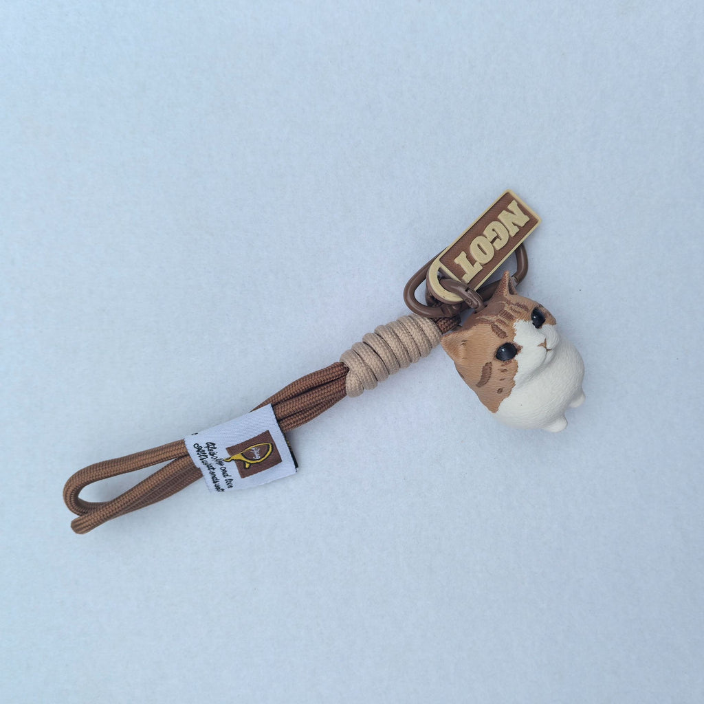 3D Printed Bugles Cat Keychain
