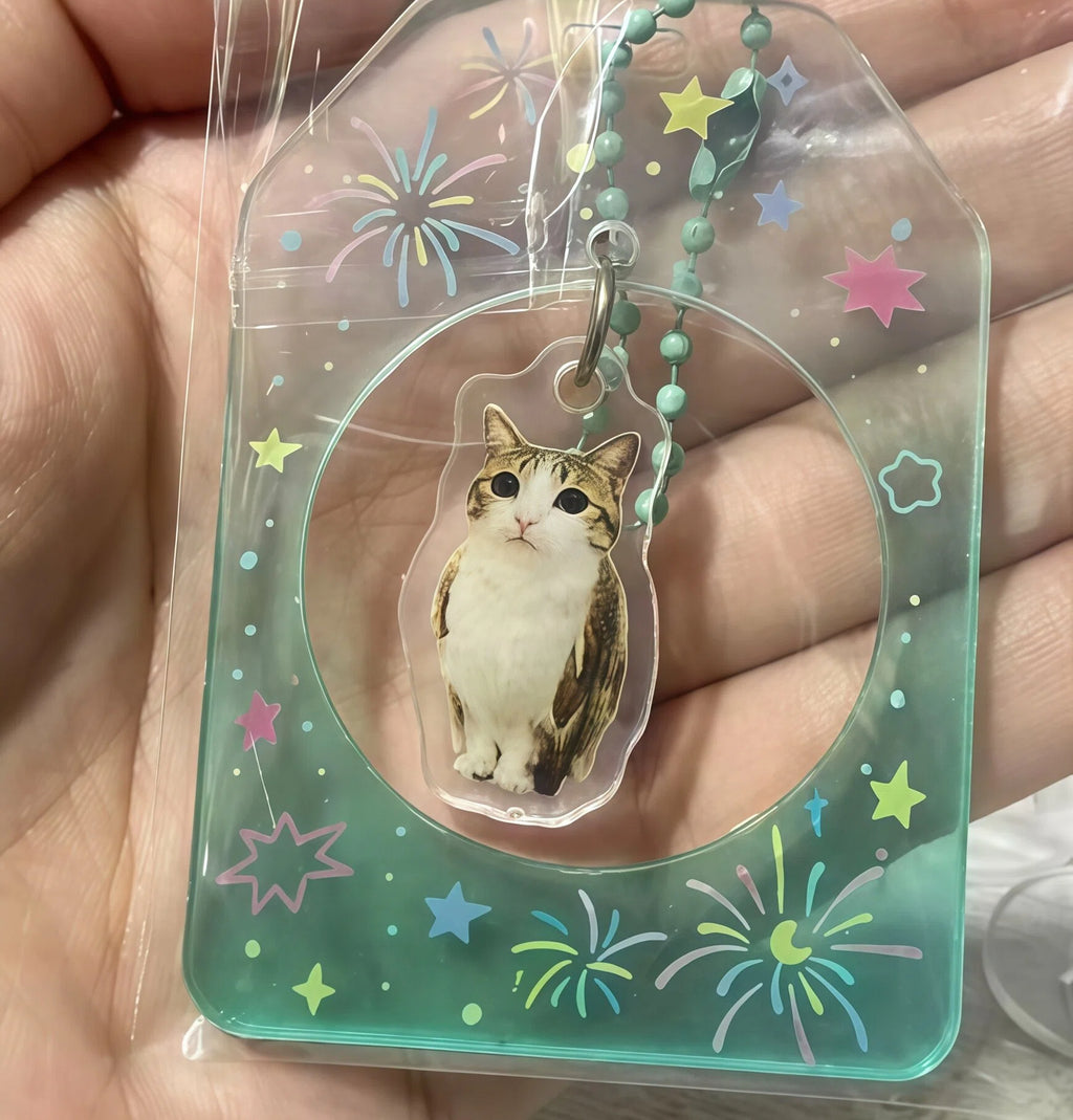 Meowl Acrylic Charm