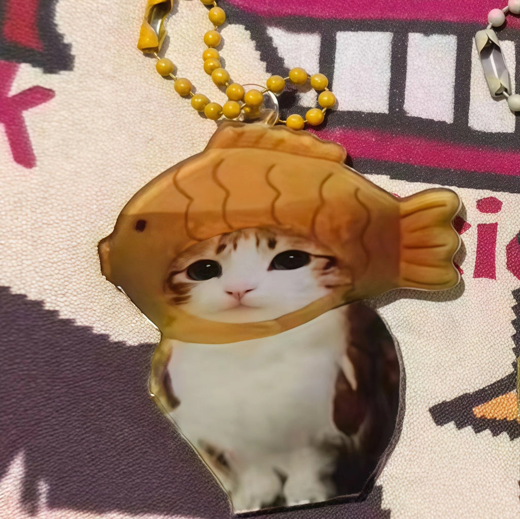 Fun Meowl Acrylic Keychain Charms