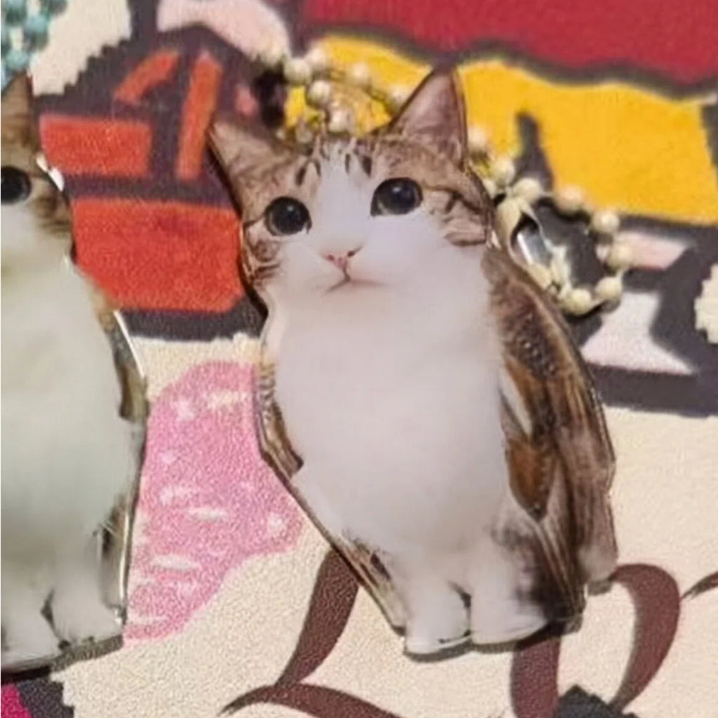 Fun Meowl Acrylic Keychain Charms