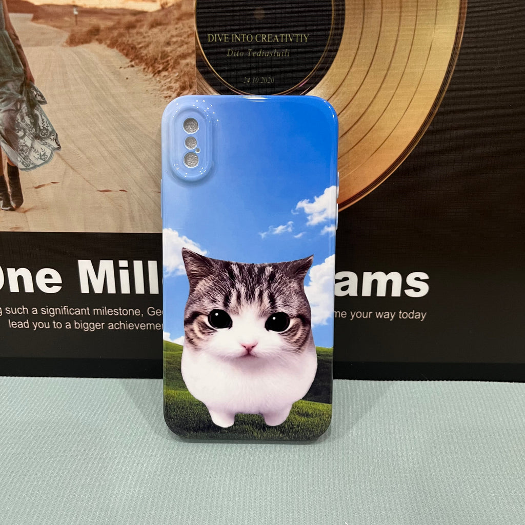 Crunchy Triangle Cat Series Phone Case
