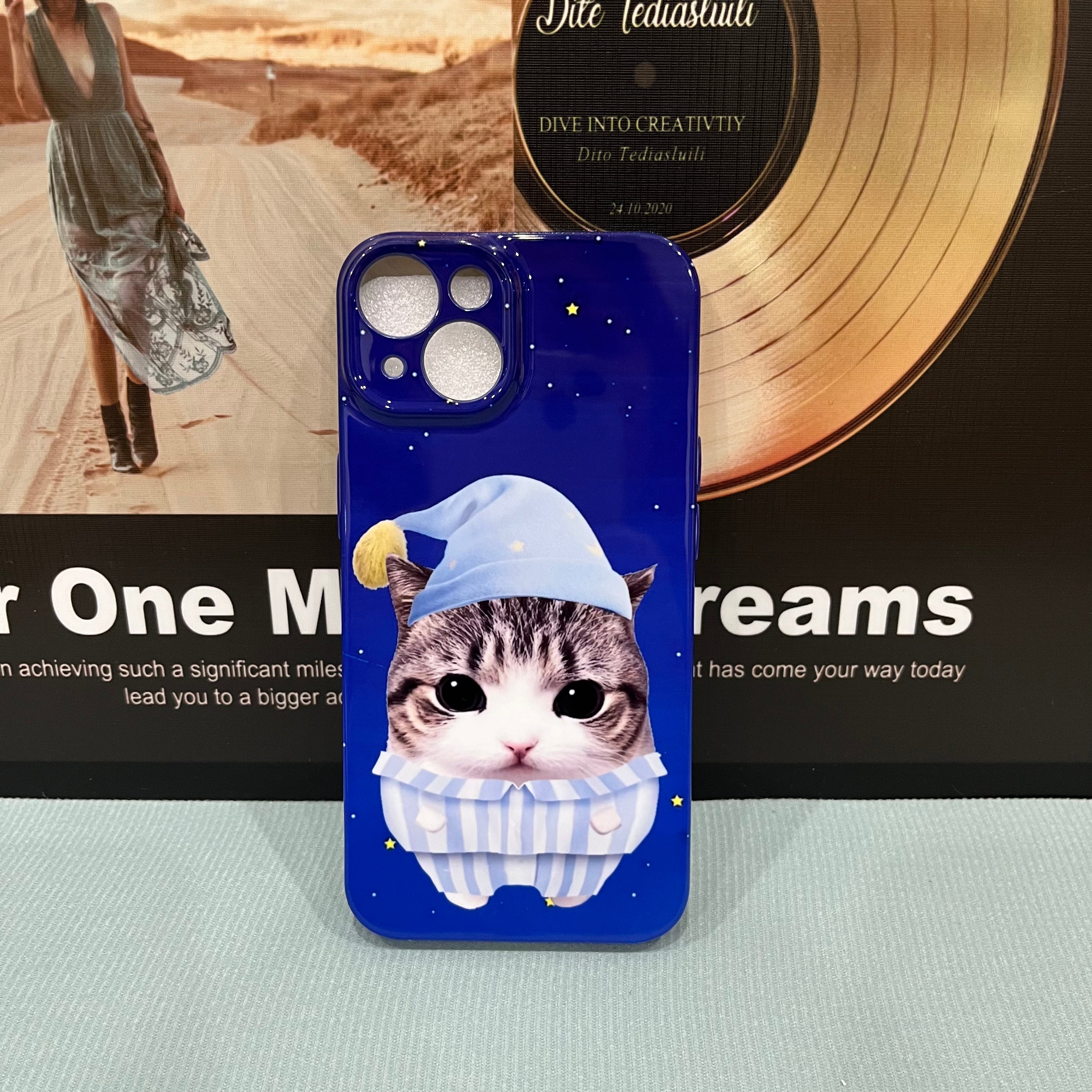 Crunchy Triangle Cat Series Phone Case
