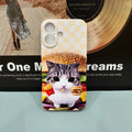 Crunchy Triangle Cat Series Phone Case