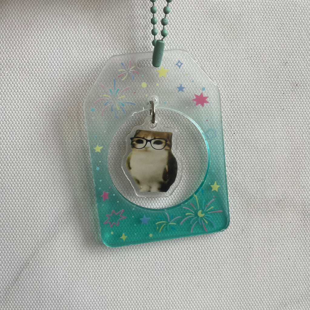 Meowl Acrylic Charm