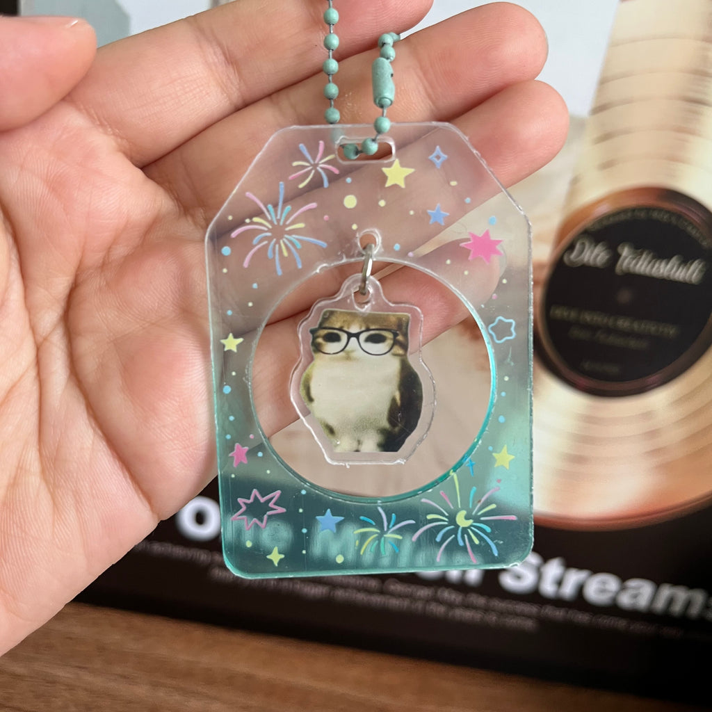 Meowl Acrylic Charm